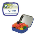 Small Royal Blue Mint Tin Filled w/ Jelly Beans